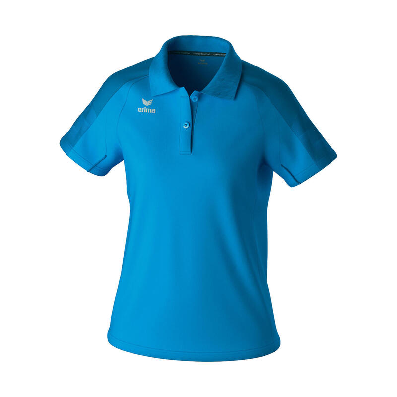 Tricou polo Erima Evo Star Multicolor - material funcțional, croială raglan
