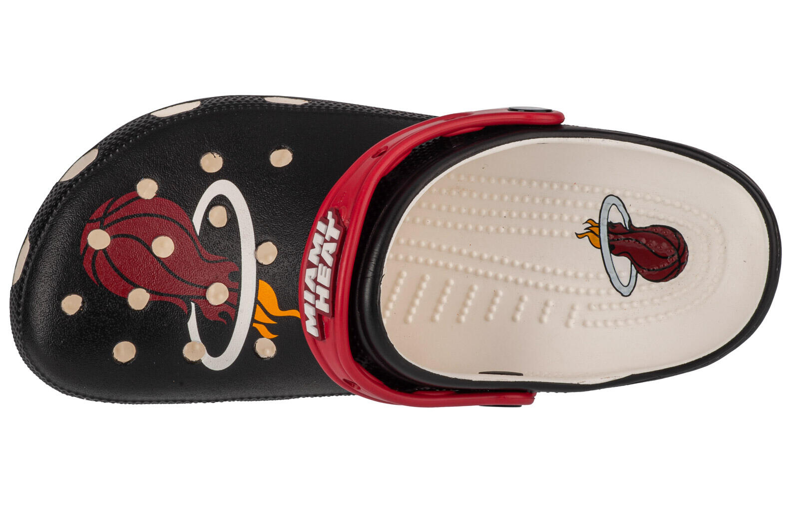 Chaussons pour hommes Crocs Classic NBA Miami Heats Clog 3/4