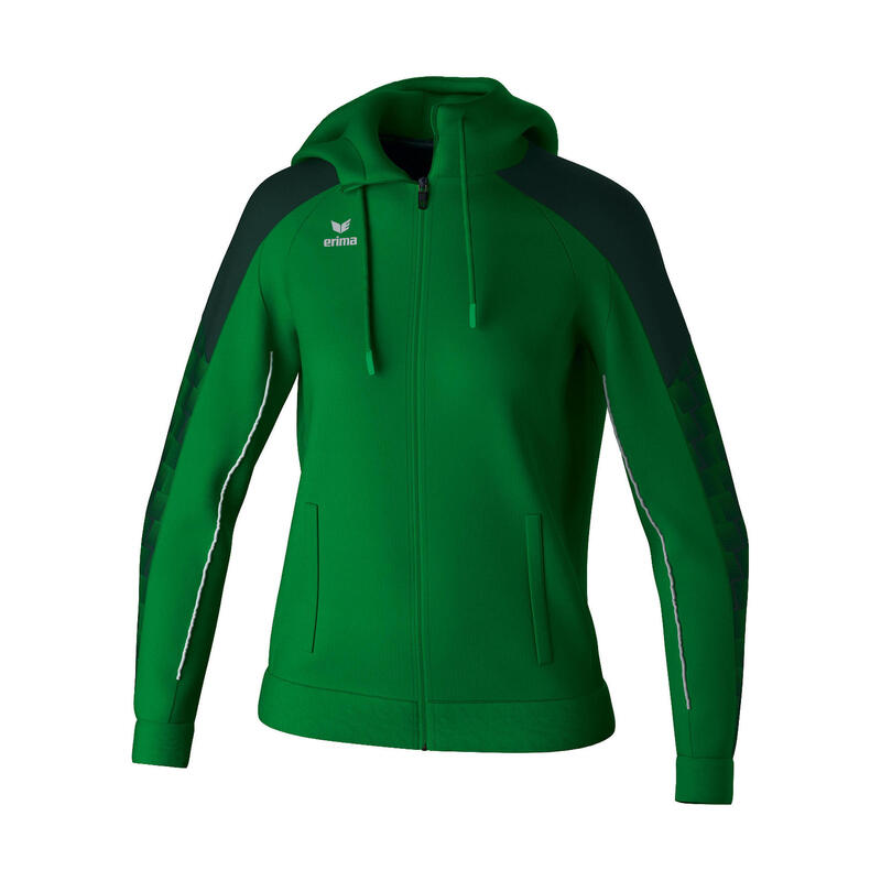 Erima Evo Star jachetă antrenament cu glugă verde