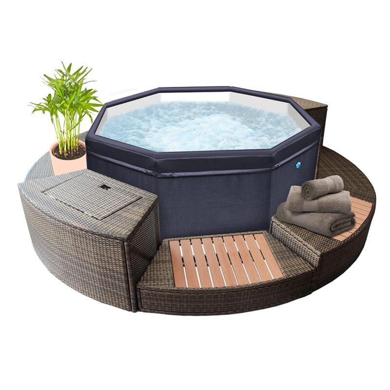 Spa Semi-rigide Octopus avec Mobilier x 5 - 193 x 73 cm - 5 personnes