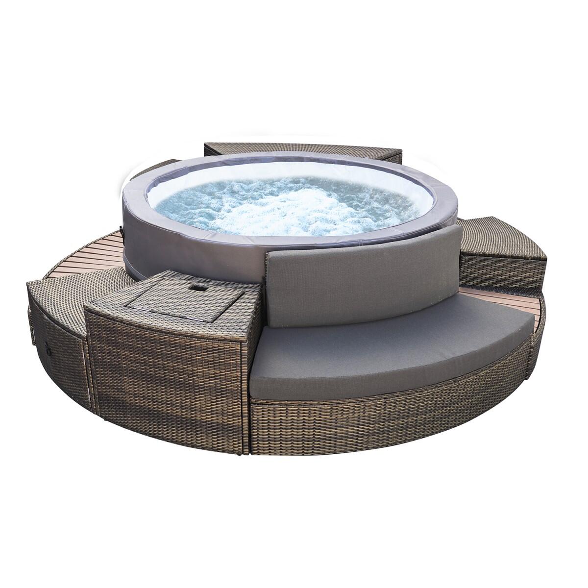 Mobiliário de spa semirrígido Vita Premium - Conjunto de 5 módulos