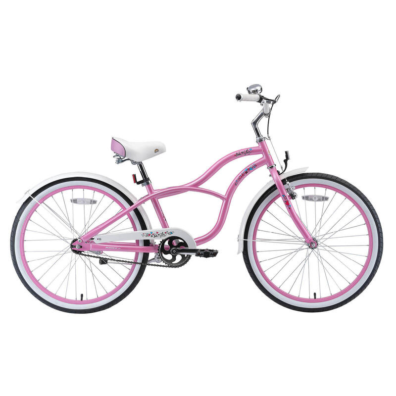 Vélo enfant 24 pouces à partir de 8 - 11 ans, VTC Cruiser