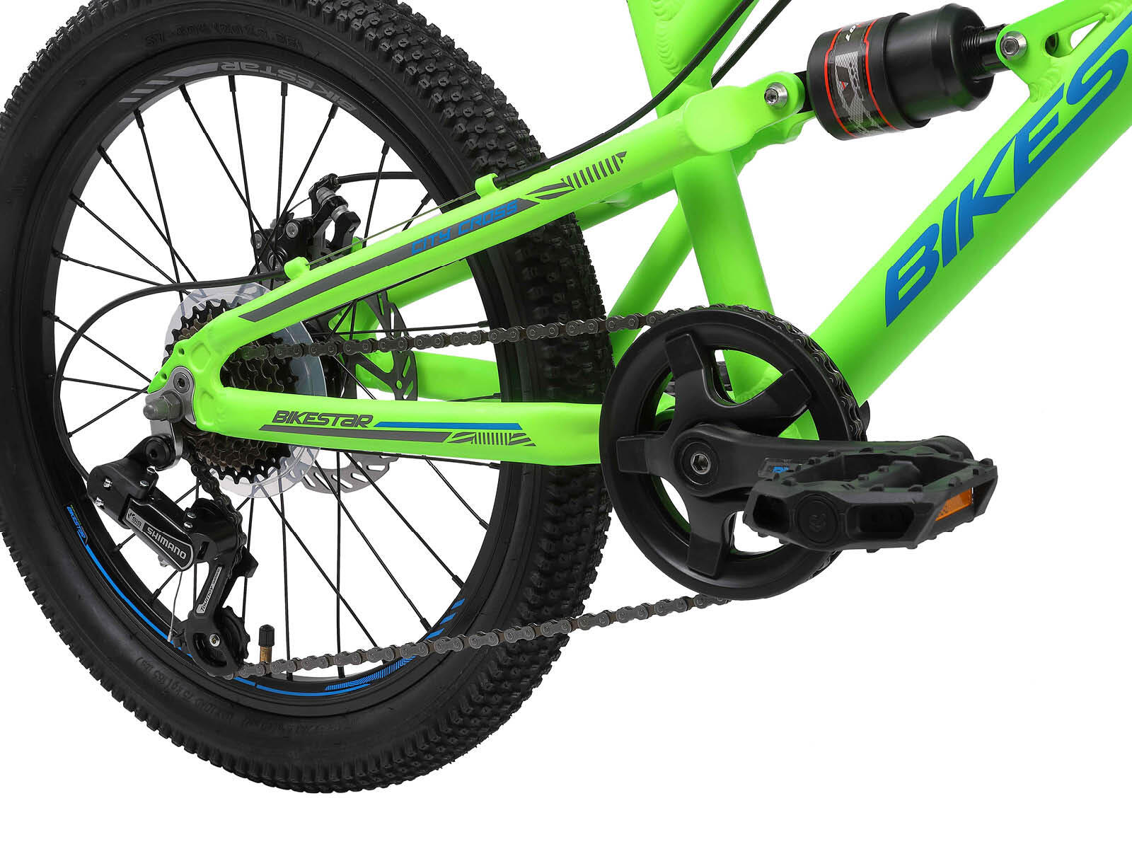 Bikestar kinderfiets MTB Fully 7speed 20inch zwart 5/7