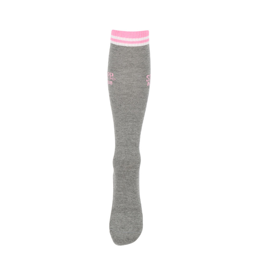 Calcetines Equitación paquete de 4 Born To Ride Horses Gris 5/5