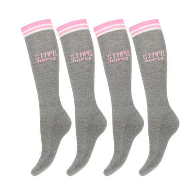 Reitsocken 4er-Pack Born To Ride Horses Marine
