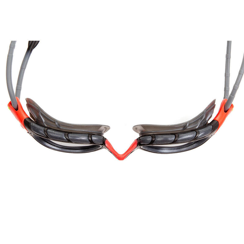 Óculos de Natação Predator Titanium tamanho Regular Vermelho Cinza