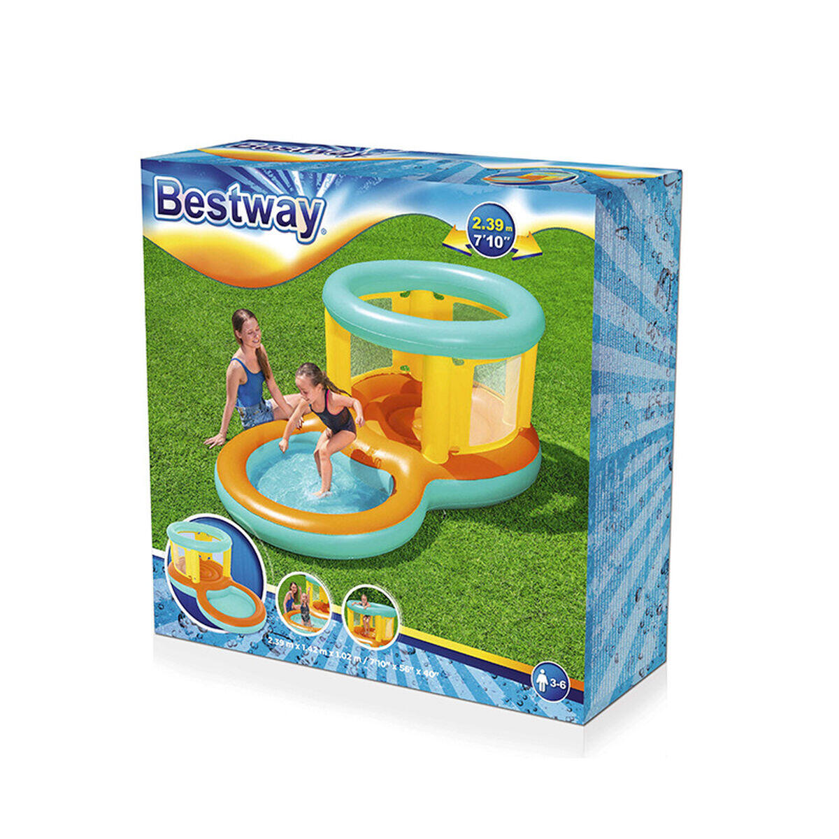 Children's pool Bestway 239 x 142 x 102 cm