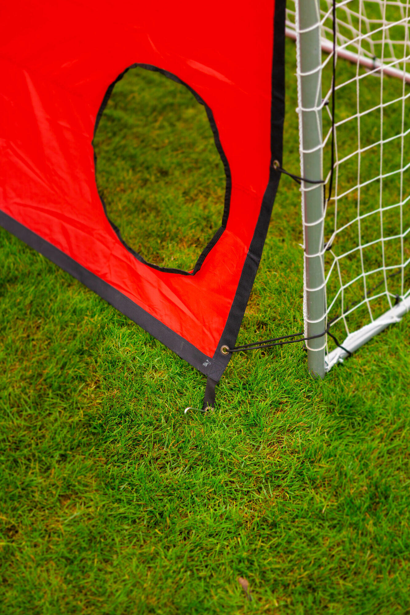 Porta in acciaio 3x2m con pallone e muro di tiro spagnolo 3/9