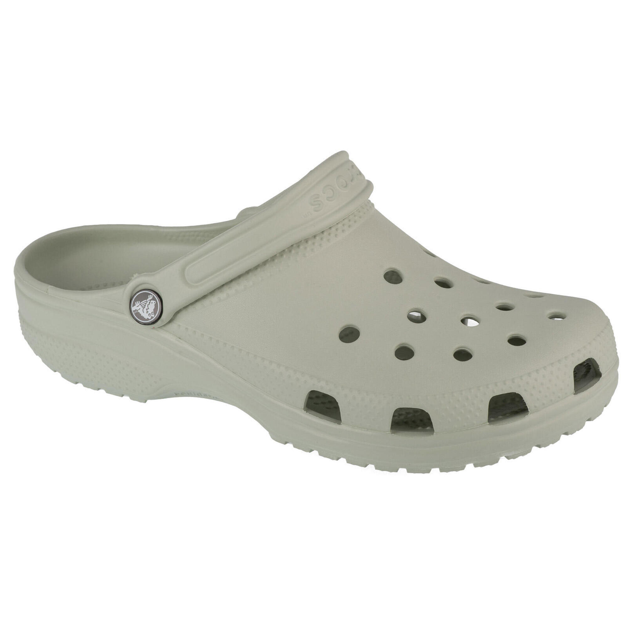 Crocs - Chaussons Pour Hommes Crocs Classic - Sabots - Gris|vert - 43 - Decathlon