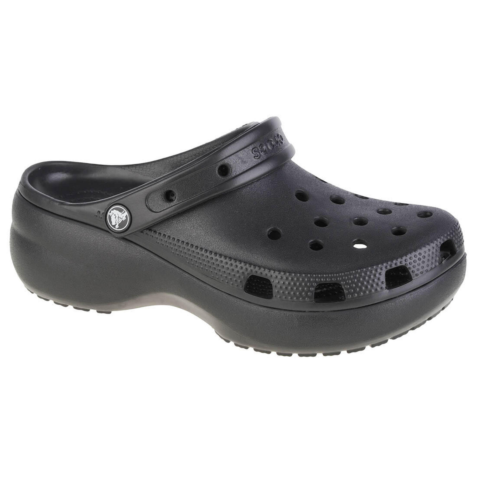 Crocs - Chaussons Pour Femmes Crocs Classic Platform Clog - Tongs - Noir - 39/42 - Decathlon