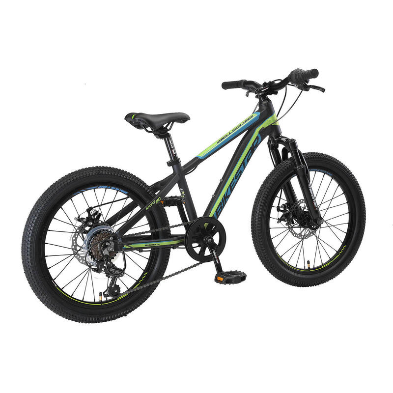 VTT 20" aluminium, vélo enfant 6 ans, semi-rigide, 21 vitesses, frein à disque