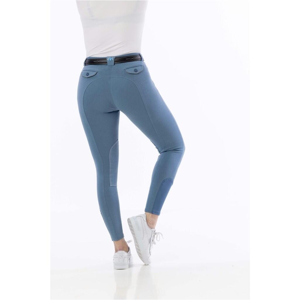 Pantalon Riding World Alexandrie - Femme Bleu 44 3/6