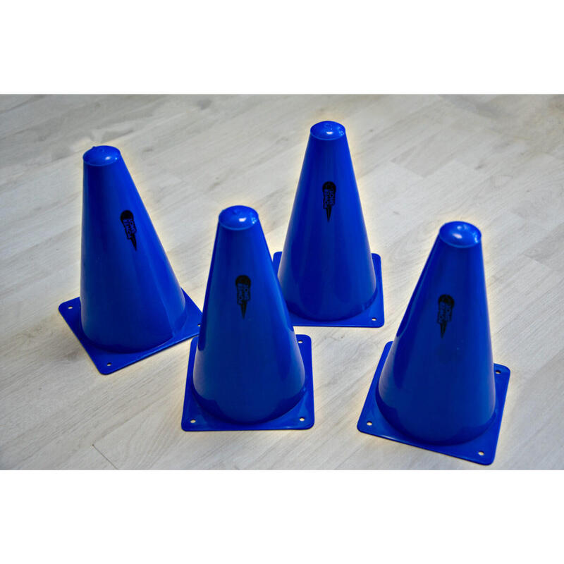 4 darabos határkúp készlet - 23cm KÉK