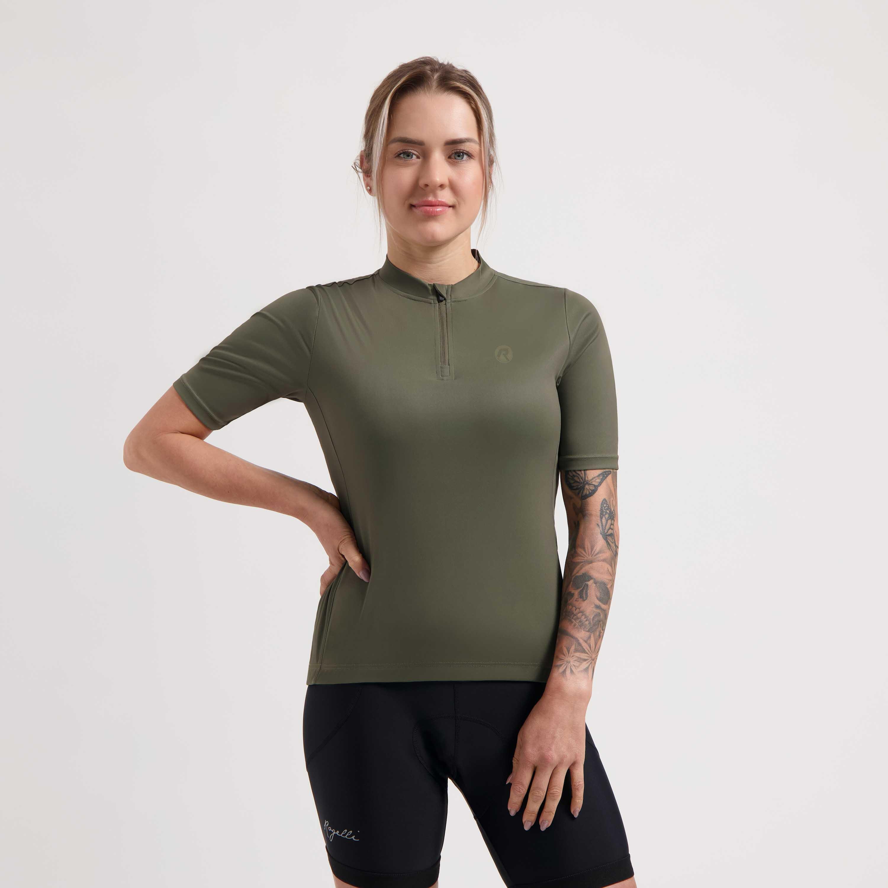 Fietsshirt Korte Mouwen Dames Core ROGELLI Decathlon