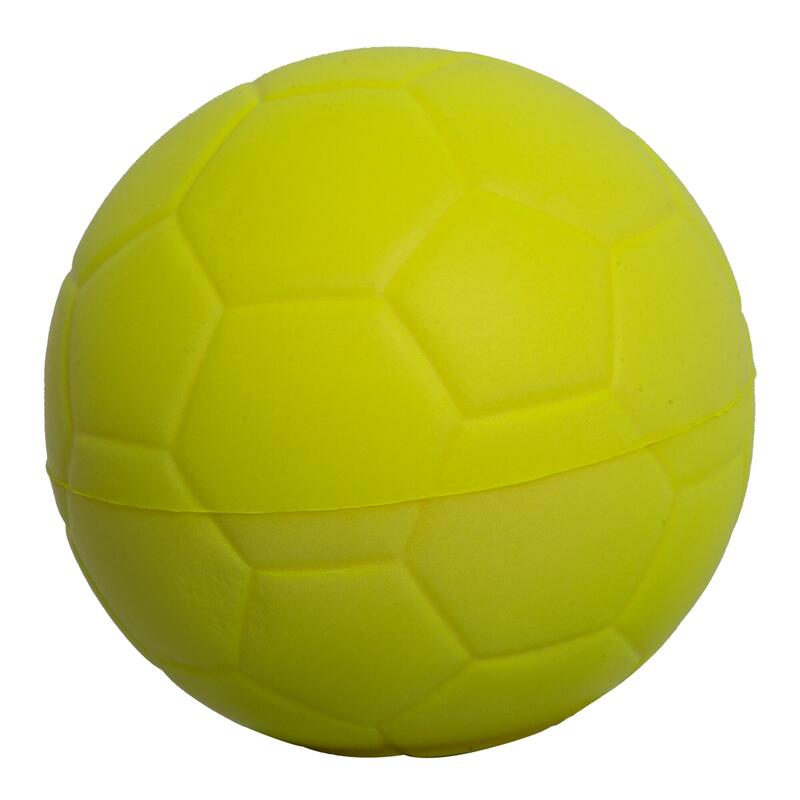 13,4cm schuimrubberen voetbal - Geel