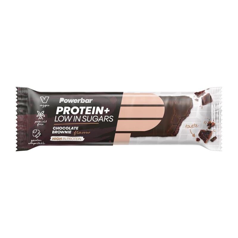 Boîte protein plus low sugar bar (30x35g) | Chocolat Brownie