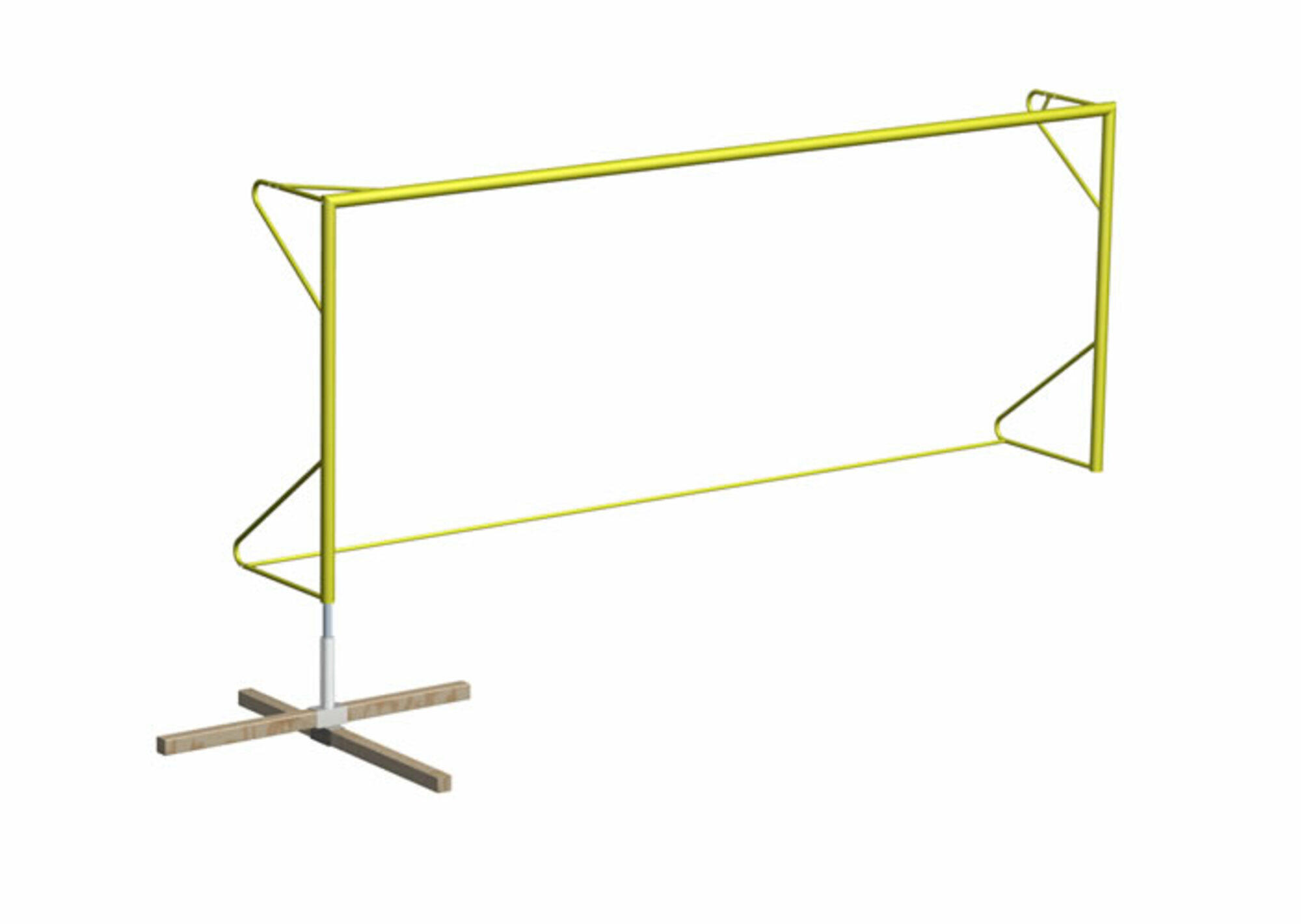 POWER SHOT Strandvoetbaldoel 5,5 X 2,2 m af te sluiten - Paar doelen