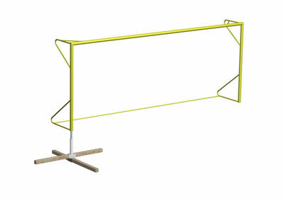 Strandvoetbaldoel 5.5 x 2.2 m af te sluiten - paar doelen