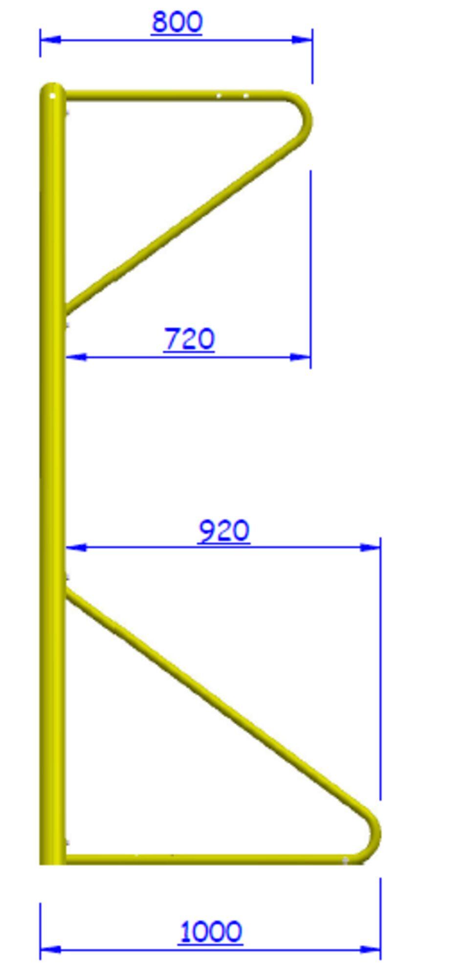 Verplaatsbaar strandvoetbaldoel 5,5 X 2,2 m 3/3