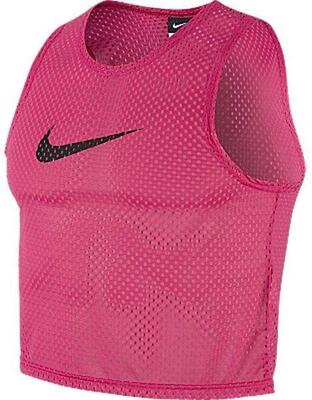 Nike voetbaltrainings tuniek vivid pink/zwart s