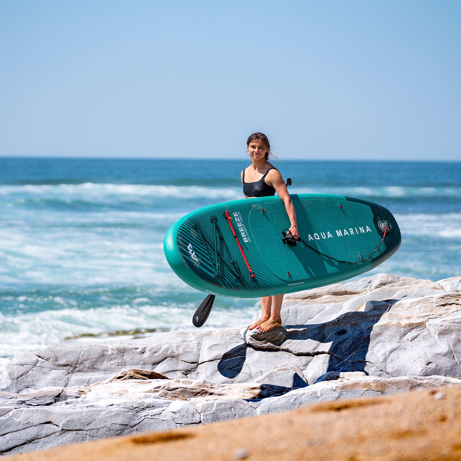 Deska Pompowana SUP Aqua Marina Breeze 9'10" + wiosło 2w1 Dual-Tech 2024 4/5