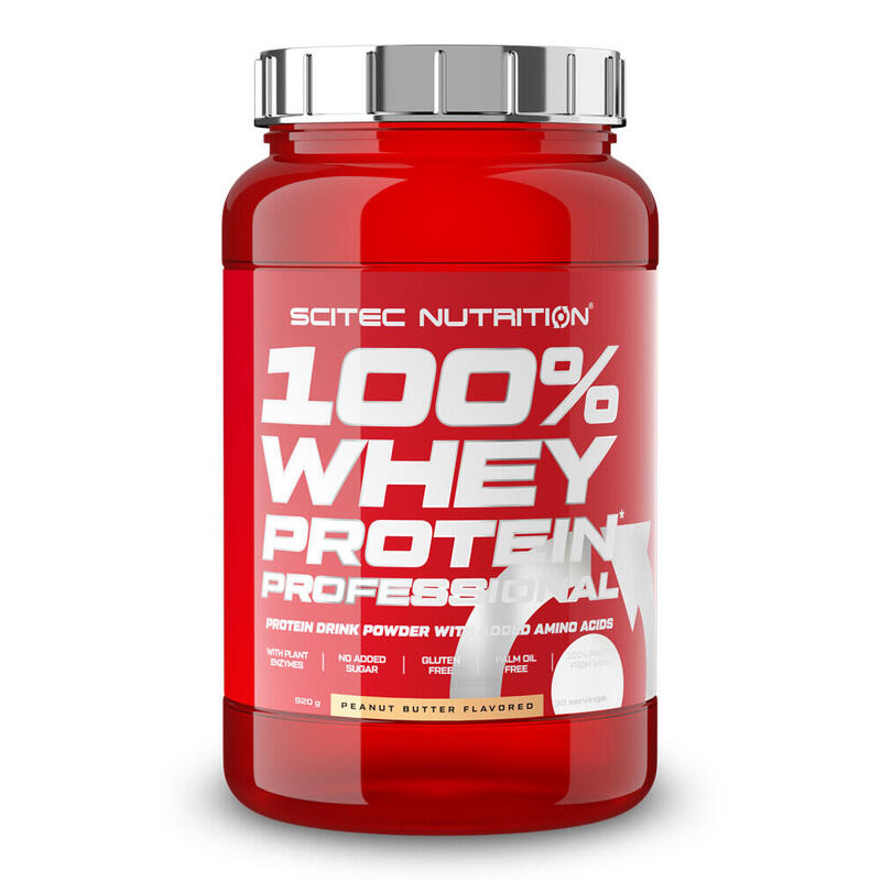 100% Whey Protein Professional - 920g Crema de Cacahuete de Scitec Nutrition