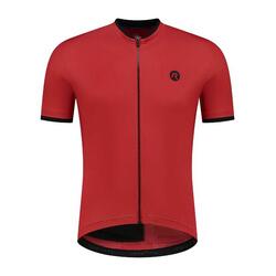 Wielrenshirt Korte Mouwen Heren Essential Rood