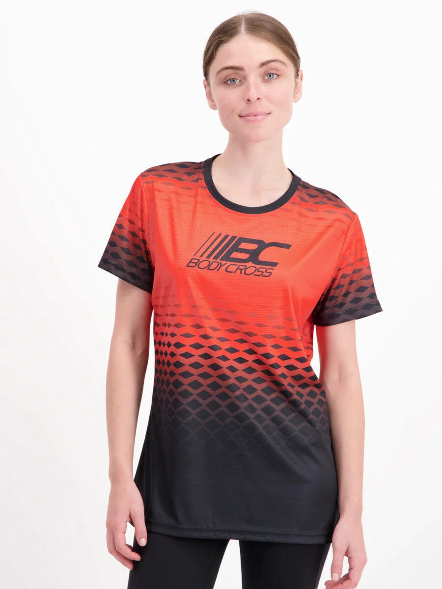 BODYCROSS Camiseta respirável Feminina Running HYDRAPRO
