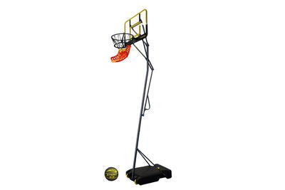Basketbalhoepel op standaard - bal en baldraaier inbegrepen!