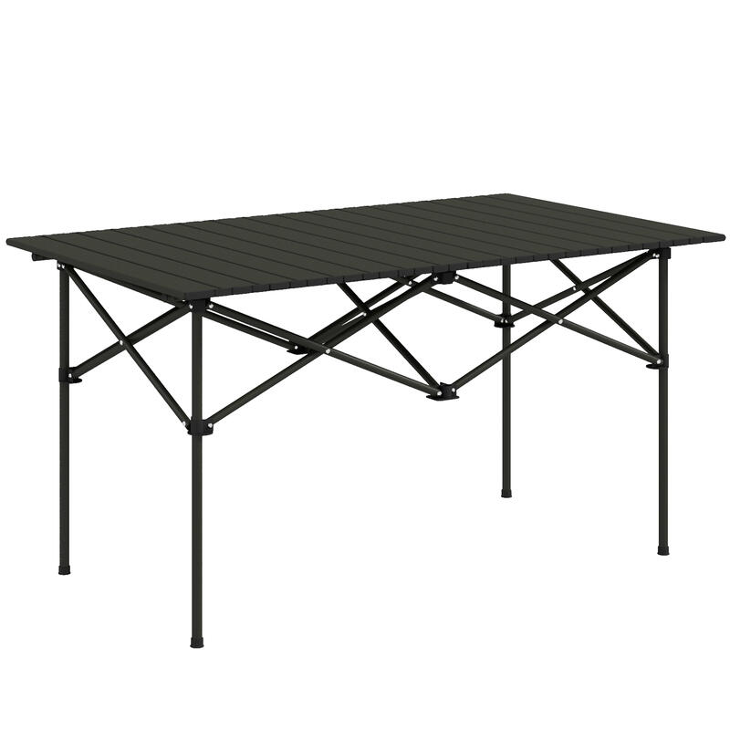 Mesa de Camping Outsunny 95x55x50 cm Negro