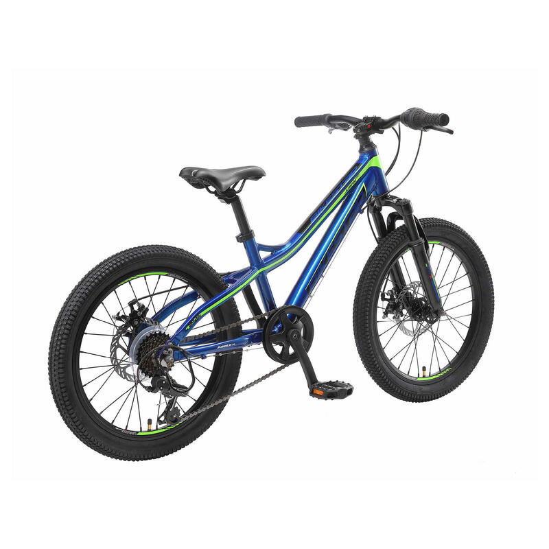 Bikestar kinderfiets MTB 7speed 20inch blauw/groen