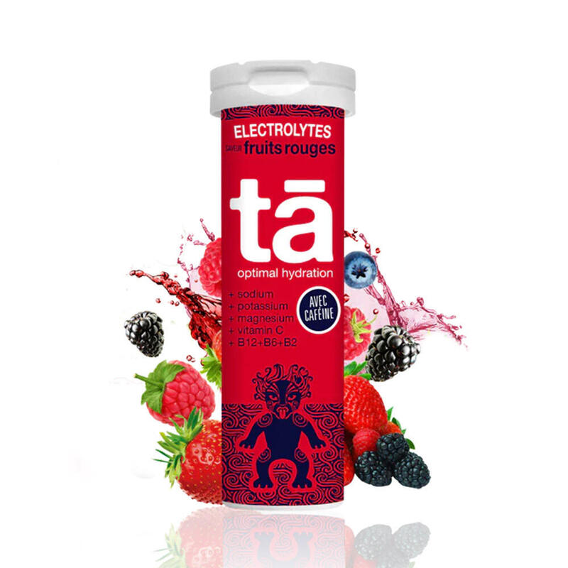 Electrolytes optimal hydration (12 tabs) | Fruits rouges + caféine