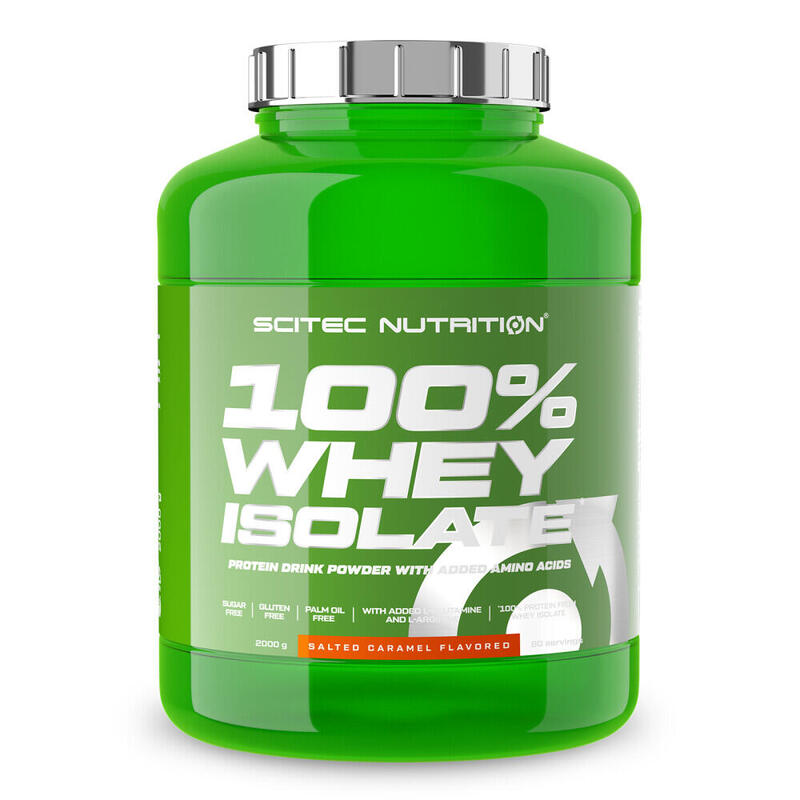 100% Whey Isolate - 2000g Caramelo Salado de Scitec Nutrition