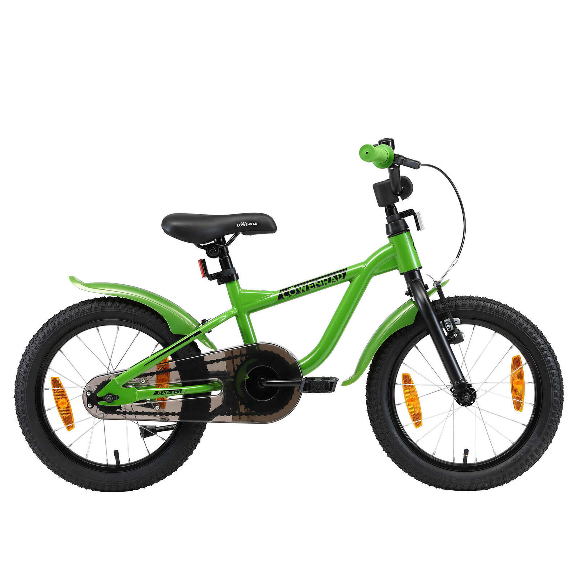 Löwenrad - Vélo Enfant 16 Pouces À Partir De 4 - 6 Ans, Vtc Sport - Vélo Enfant - Vert - 16" - Decathlon