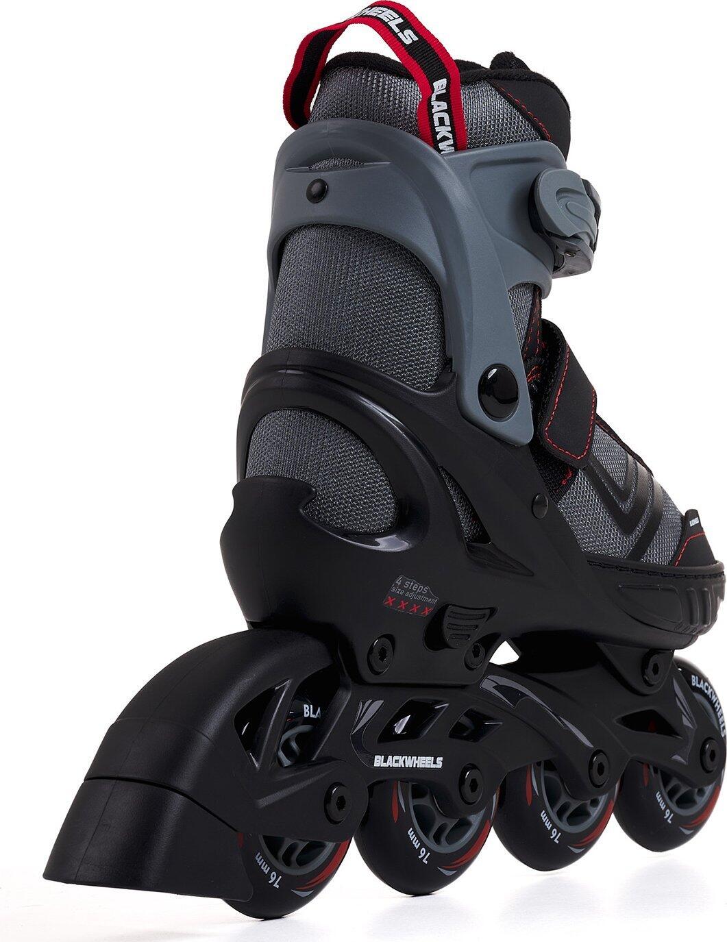 Refurbished -Inlineskates Playful Gray größenverstellbare - In gutem Zustand 3/7