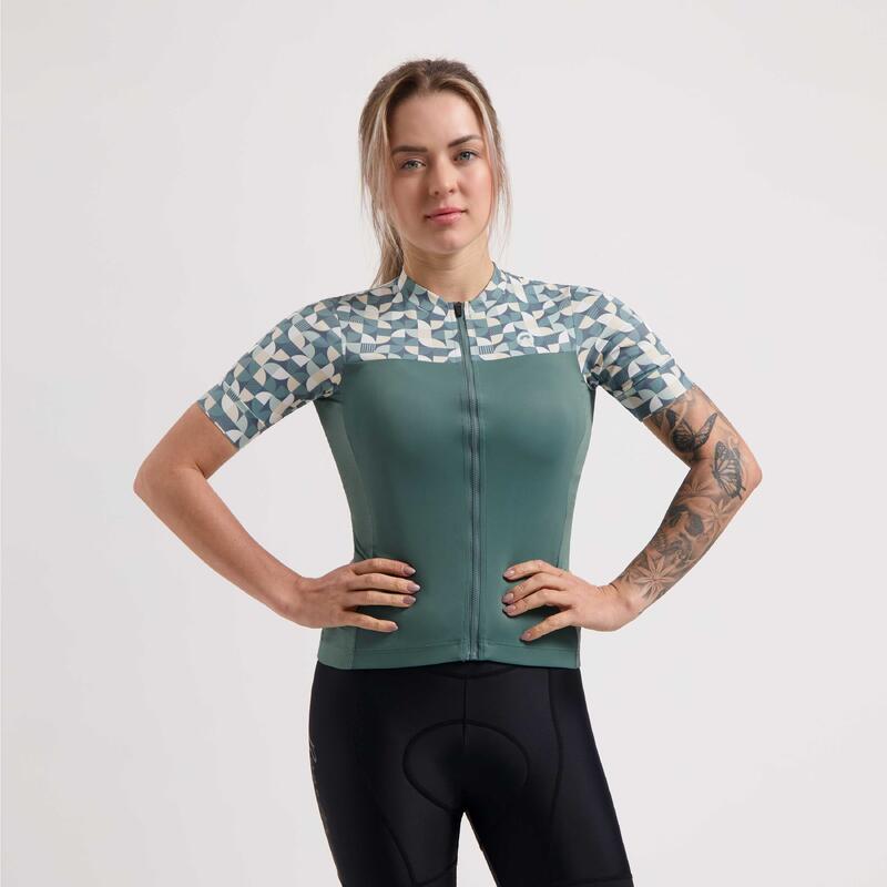 Maillot de ciclismo de manga corta Mujeres - Essential Graphic