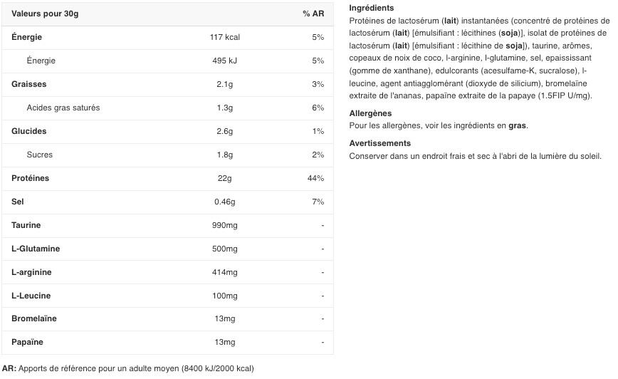 Whey concentrée - 100% Whey Protein Professional - Noix de Coco 2/5
