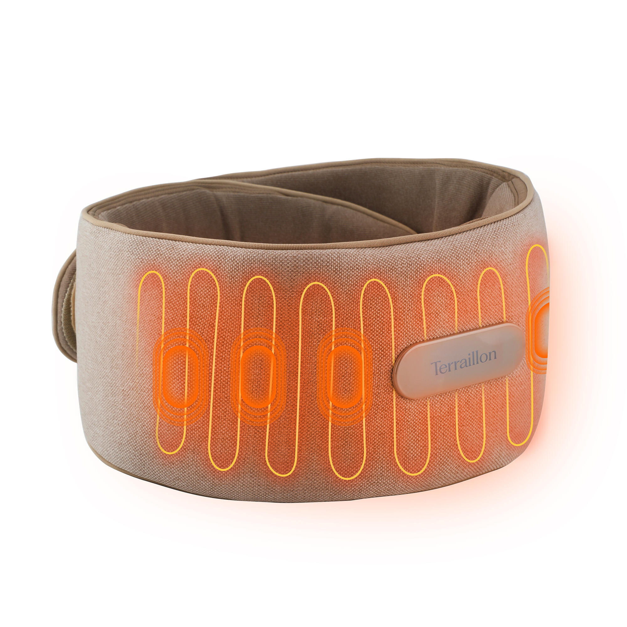 Terraillon - Ceinture De Massage Chauffante Dos Et Ventre - Appareil De Massage - Beige - Taille Unique - Decathlon