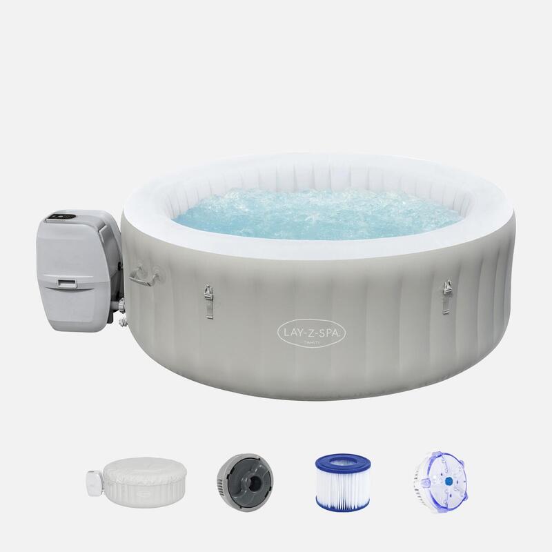 Spa gonflable 4 places rond DuraPlus triple couche l sweeek