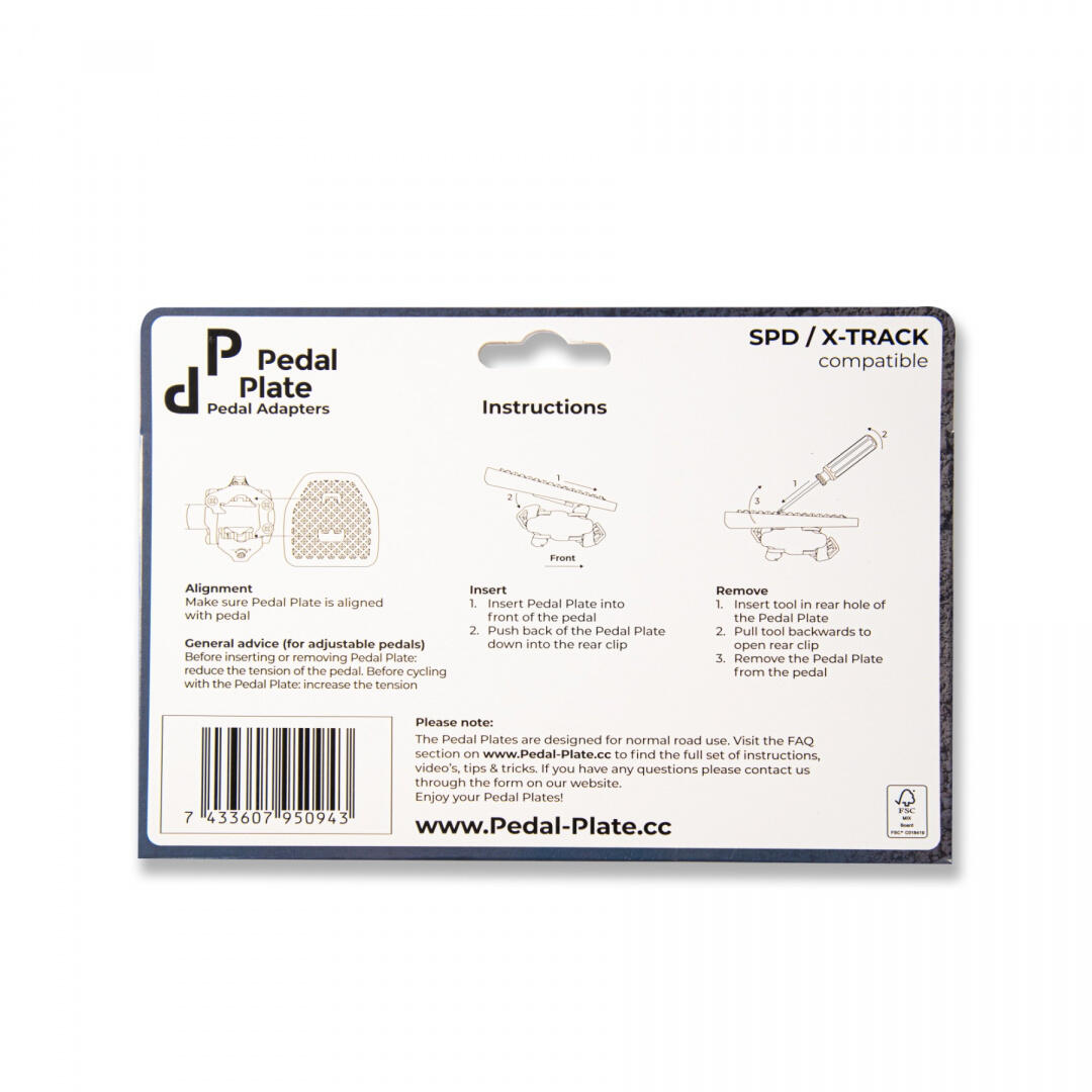 Nakładki na pedały MTB Shimano SPD / Look X-Track Pedal Plate 6/7
