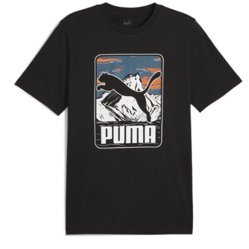 CAMISETA PUMA GRAPHICS MOUNTAIN TEE. 627911 01 Black 1/2