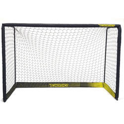 But de football en acier noir - 4 x 2m