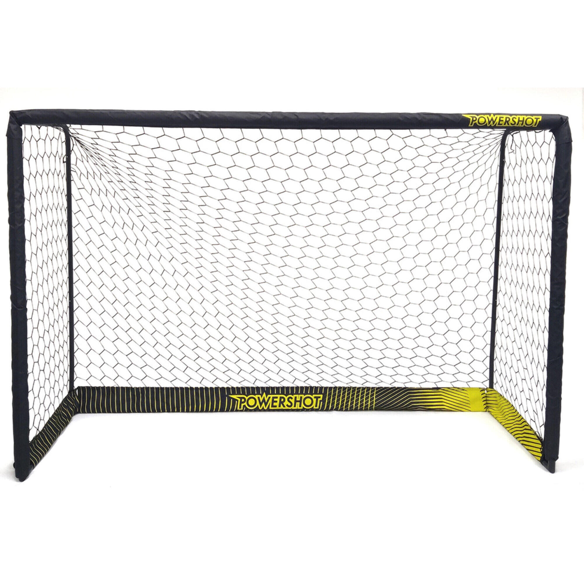 Power Shot - But De Football En Acier Noir - 5 X 2m - But - Jaune|noir - Taille Unique - Decathlon