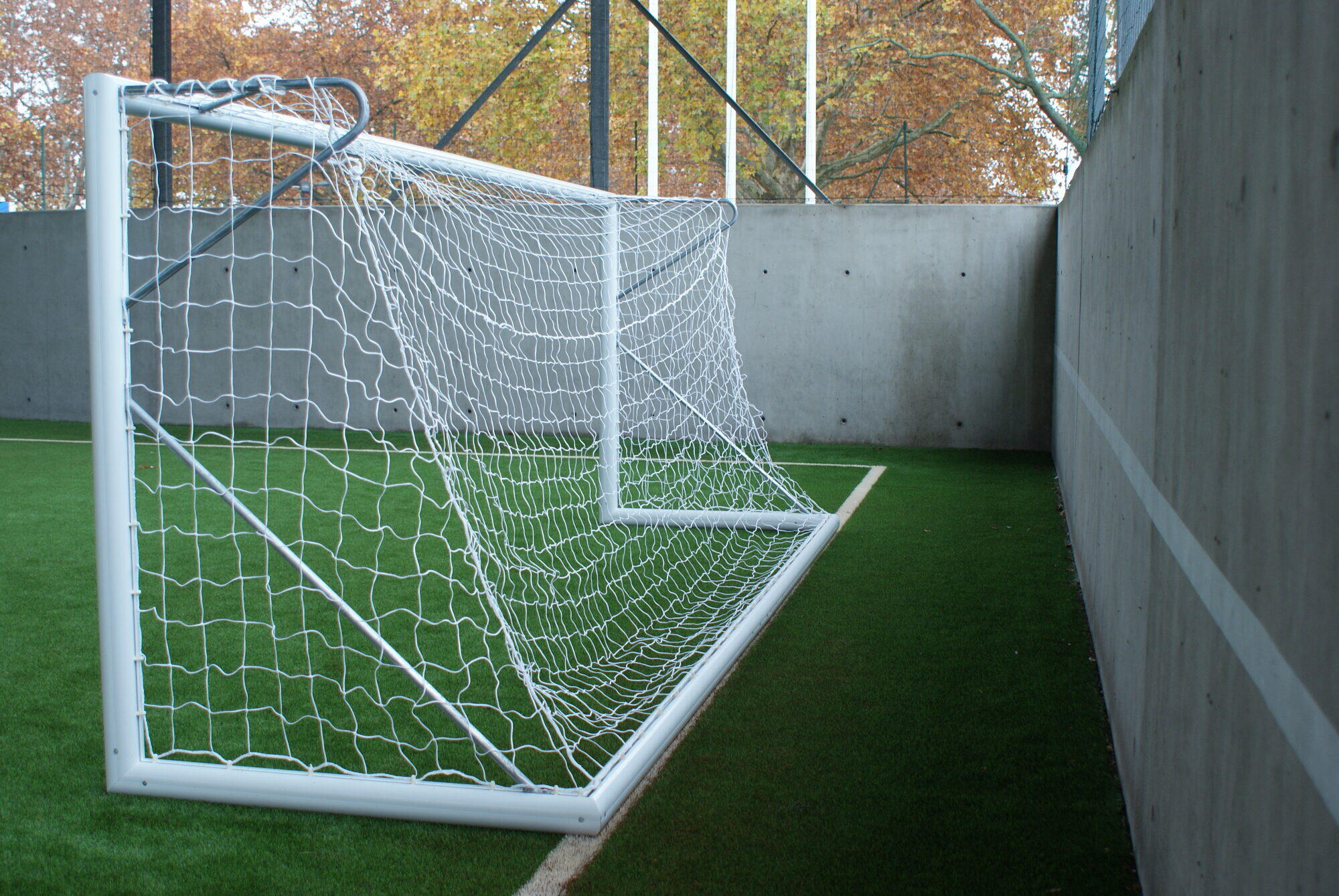 Porta da calcio a 8 - 6 x 2,1 m - trasportabile in alluminio 3/5