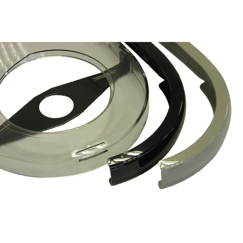 SKS Protège-chaîne 46/48 dents avec lunette en acier Noir
