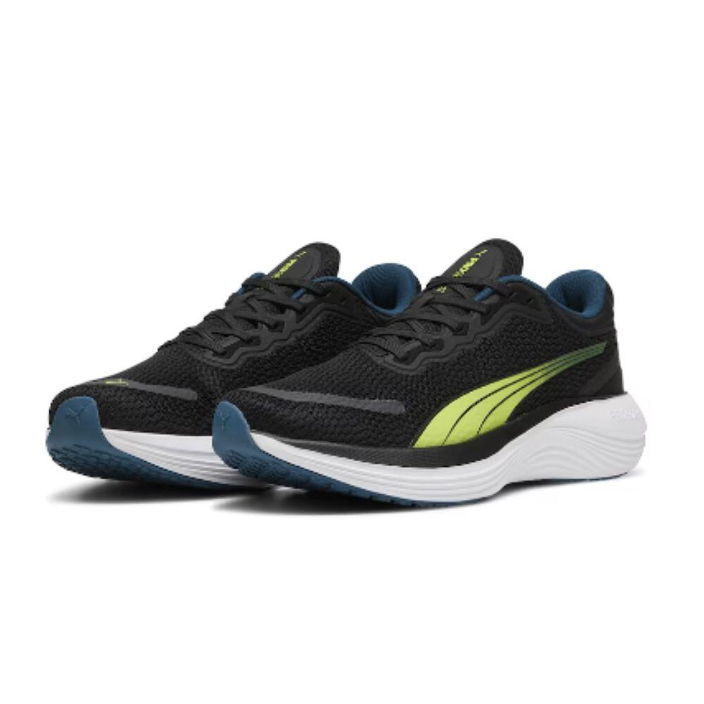 ZAPATILLAS RUNNING HOMBRE PUMA SCEND PRO. Black-lime 378776 17 3/4