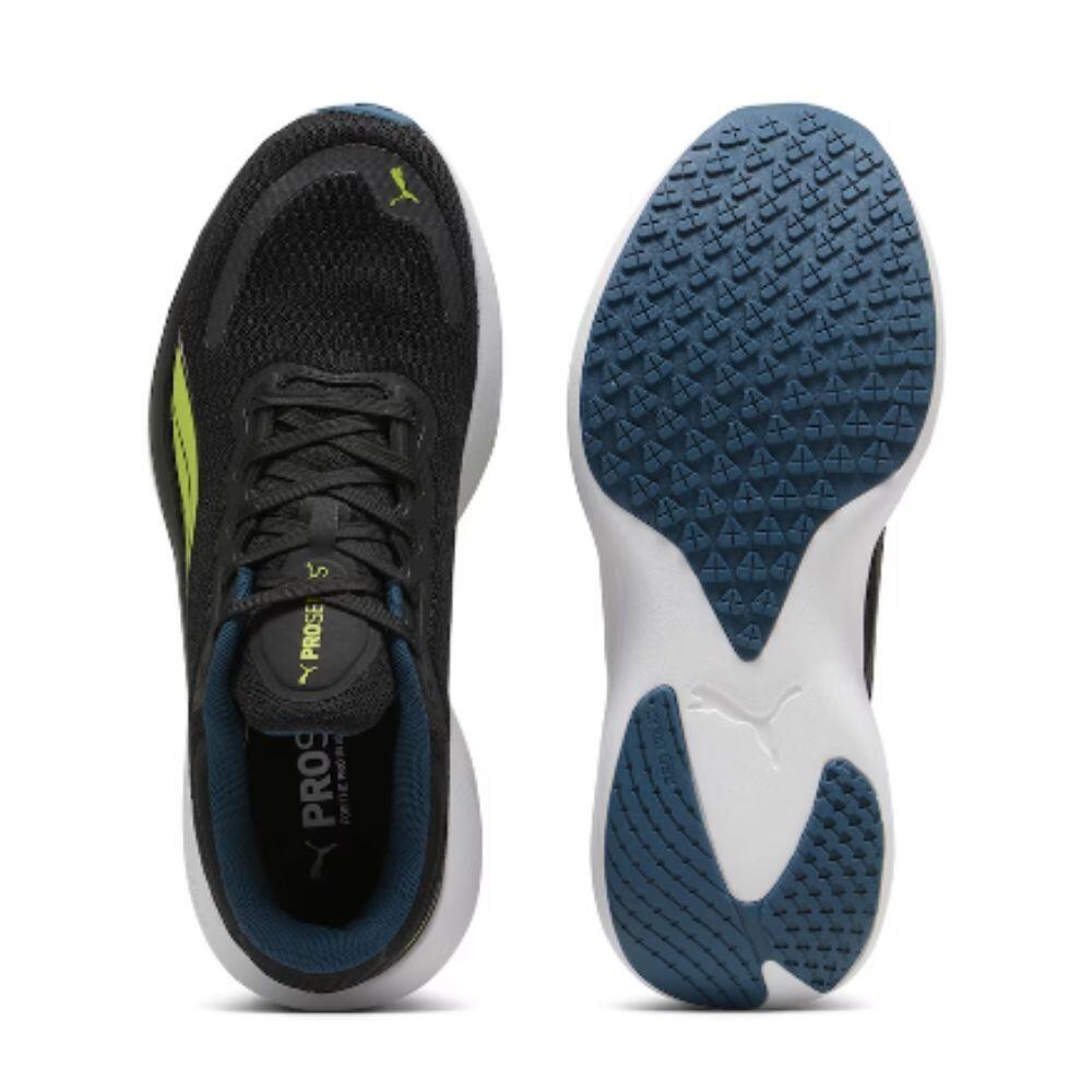 ZAPATILLAS RUNNING HOMBRE PUMA SCEND PRO. Black-lime 378776 17 4/4