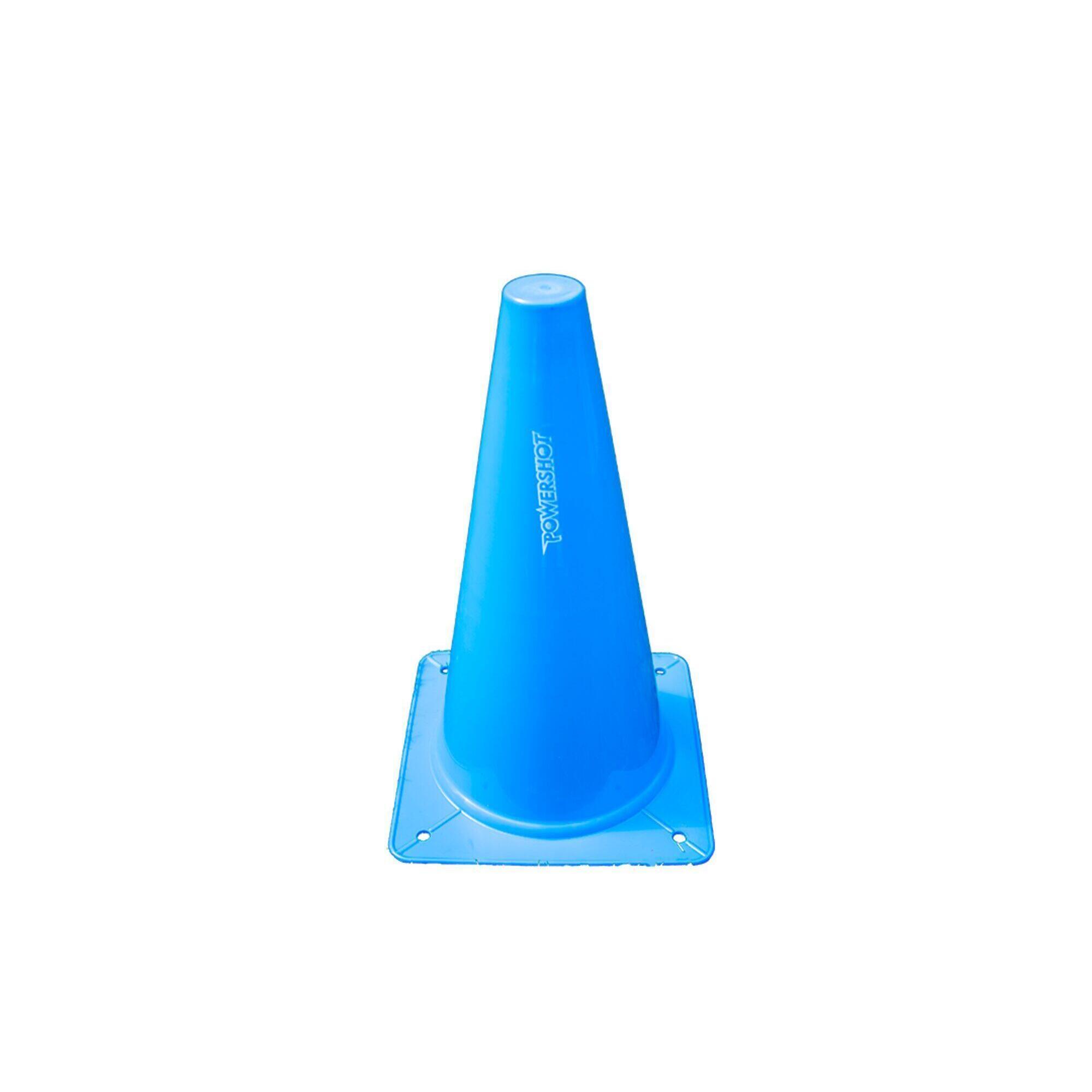 POWER SHOT Sada 4 pružných hraničních kuželů - 30 cm - modrá