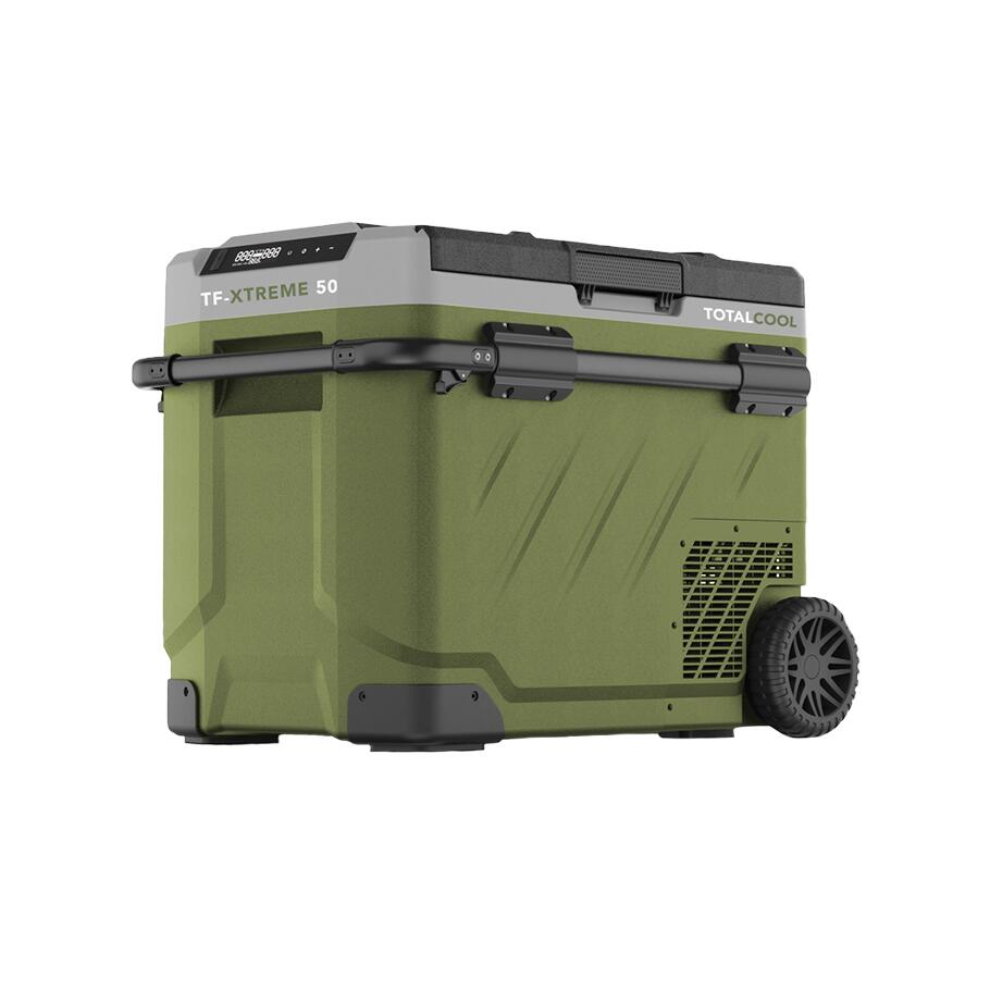 TOTALCOOL TF-Xtreme 50 Portable Fridge Freezer (Camo Green/Grey)