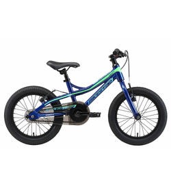 Bikestar kinderfiets Mountainbike alu 16 inch blauw/groen